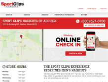 Tablet Screenshot of haircutmenaddisonil.com